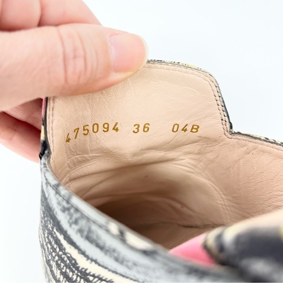 RARE Gucci Princetown Horsebit Angry Cat Tiger Mules Loafers Slides Black 36 6 - Picture 10 of 13